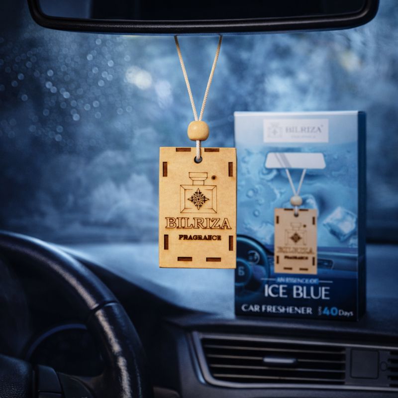 Bilriza Fragrance Ice Blue Car Air Freshener Hanging – Stylish & Effective Odor Eliminator