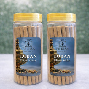 Bilriza Fragrance Loban Bambooless Incense – Long Lasting Aroma, No Charcoal, No Bamboo
