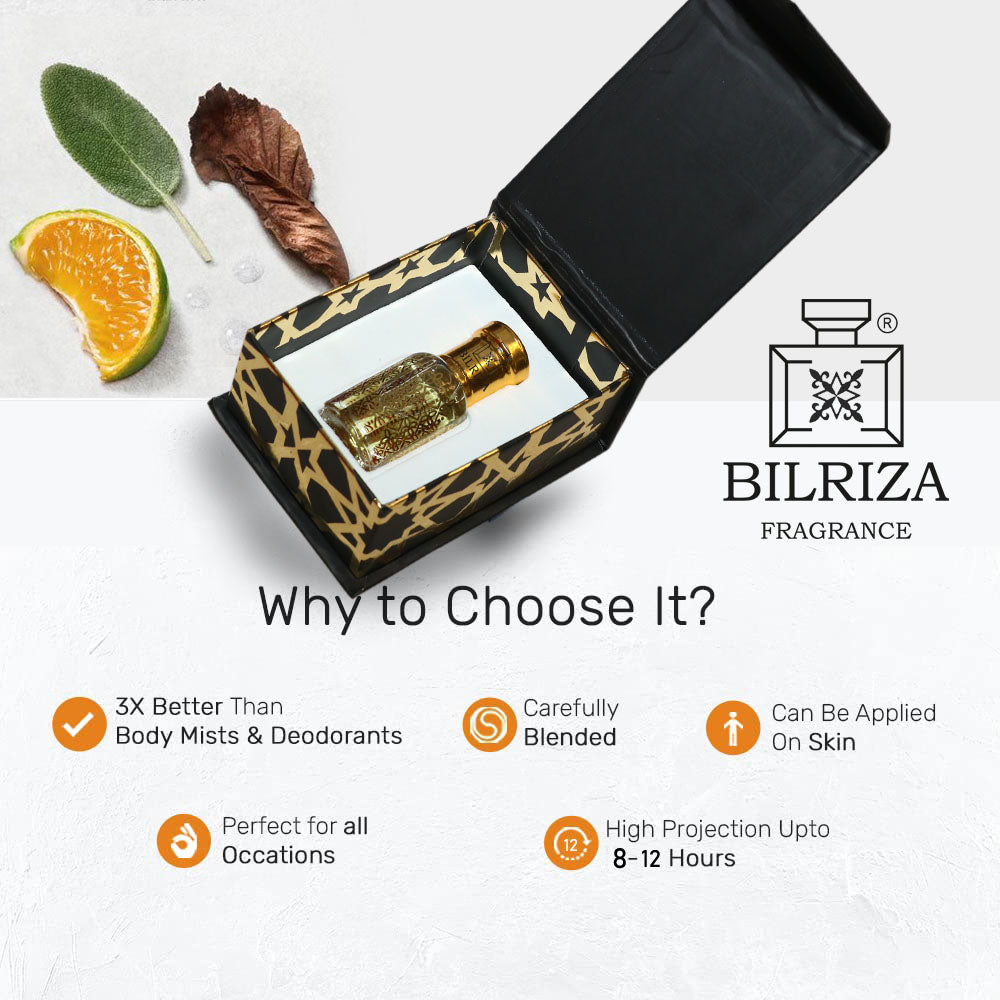 Bilriza Fragrance VR Bomb Attar 6ml – Unisex Long Lasting Alcohol-Free Attar Oil