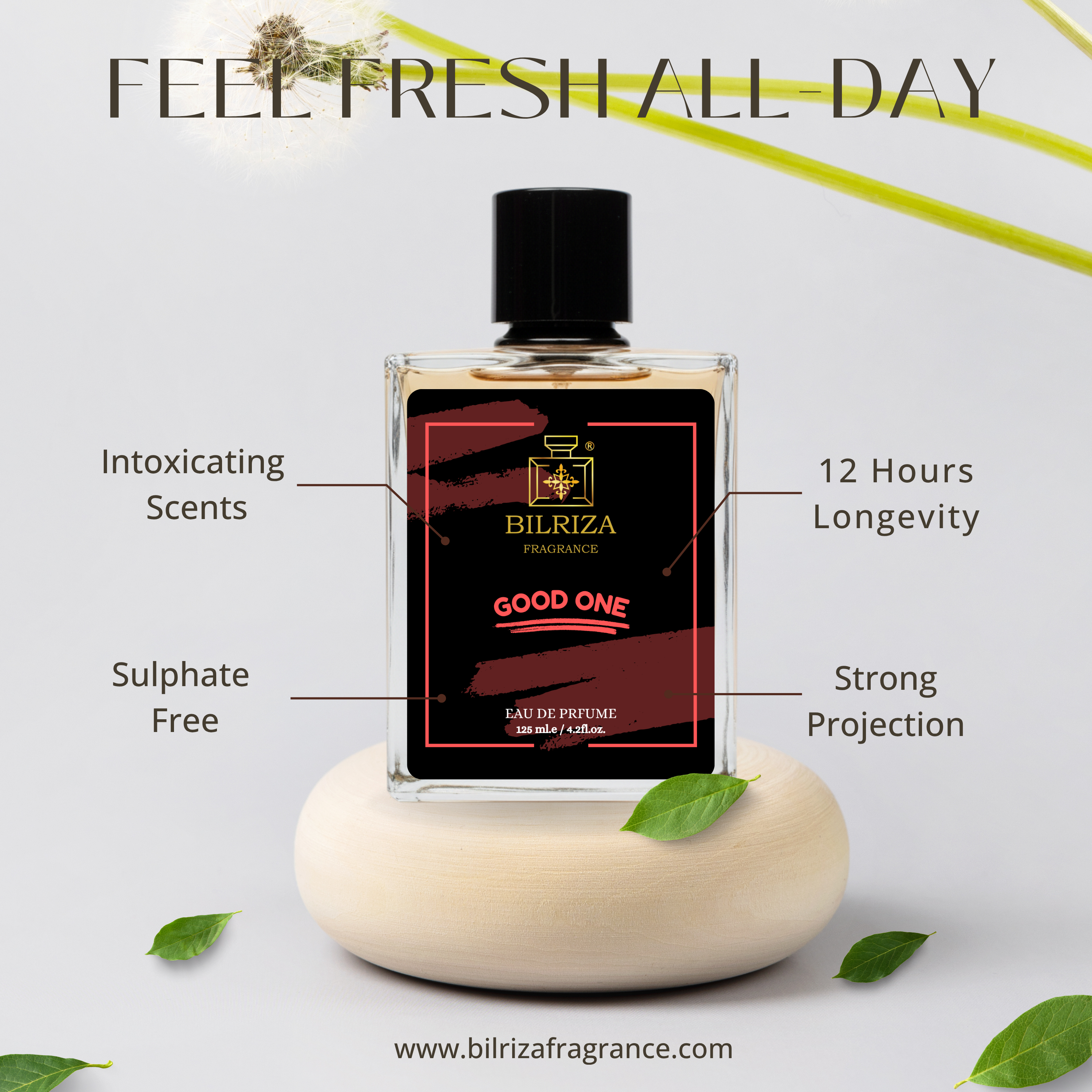 Bilriza Fragrance Good One Perfume 125ml – Popular and Timeless Fragrance for All Occasions