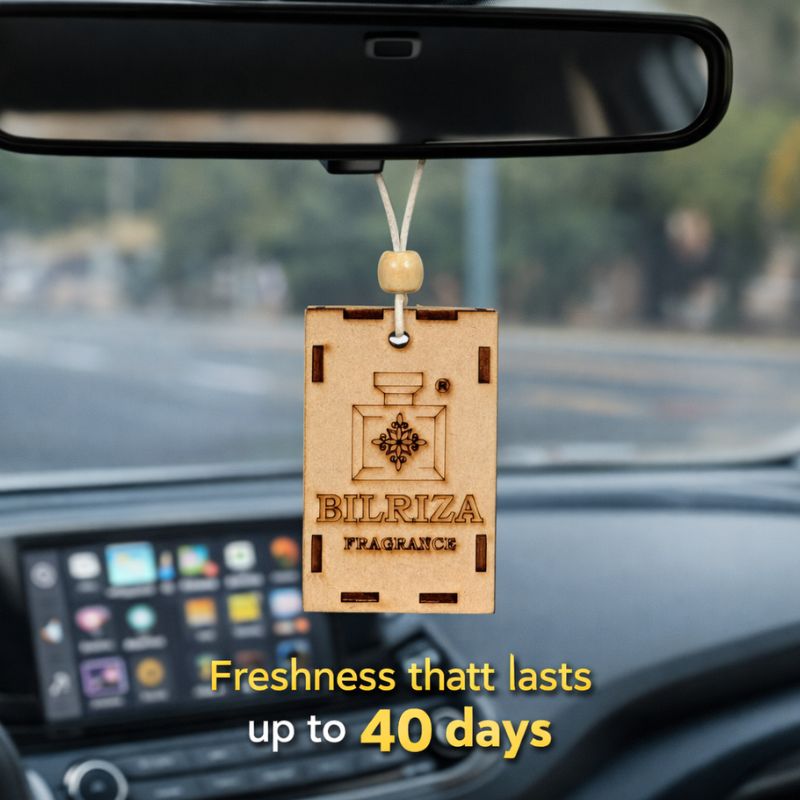 Bilriza Fragrance Ice Blue Car Air Freshener Hanging – Stylish & Effective Odor Eliminator