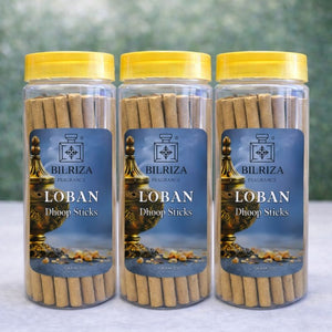 Bilriza Fragrance Loban Bambooless Incense – Long Lasting Aroma, No Charcoal, No Bamboo