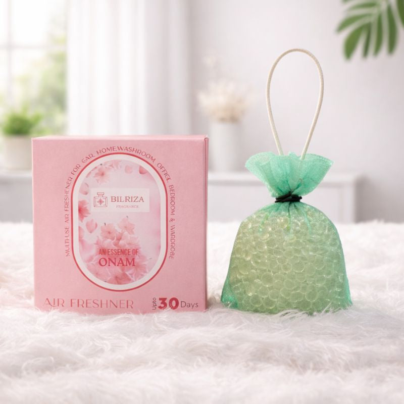 Bilriza Fragrance Onam Air Freshener – Hanging Bag for Long-Lasting Freshness