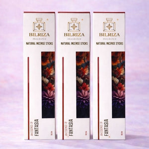 Bilriza Fragrance Fantasia Incense Sticks – Natural Scented Agarbatti for Relaxation (100gm 1 each)