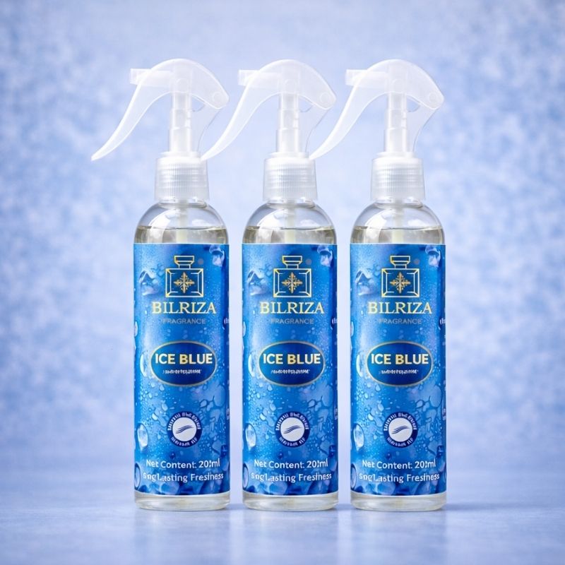 Bilriza Fragrance Ice Blue Room Spray – Refreshing Air Freshener Spray for Home & Office 200ml