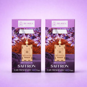 Bilriza Fragrance Saffron Car Air Freshener Hanging – Premium Scent for Elegant Driving
