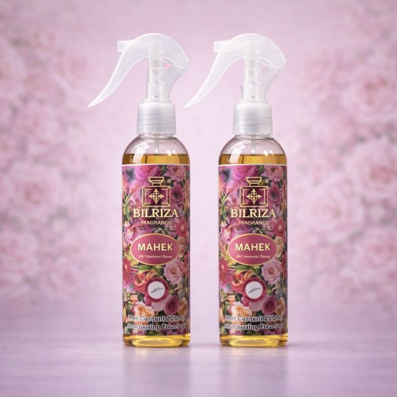 Bilriza Fragrance Mahek Room Spray – Refreshing Air Freshener Spray for Home & Office 200ml