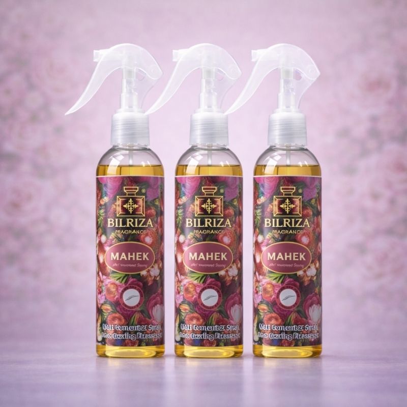 Bilriza Fragrance Mahek Room Spray – Refreshing Air Freshener Spray for Home & Office 200ml