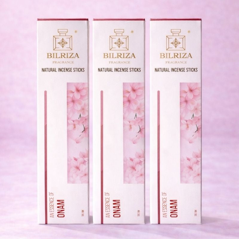 Bilriza Fragrance Onam Incense Sticks – Refreshing Floral Scent for Onam & Daily Use (100gm 1 each)