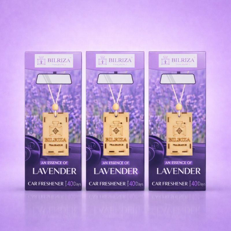 Bilriza Fragrance Lavender Hanging Car Air Freshener – Refresh Your Car with Calming Fragrance