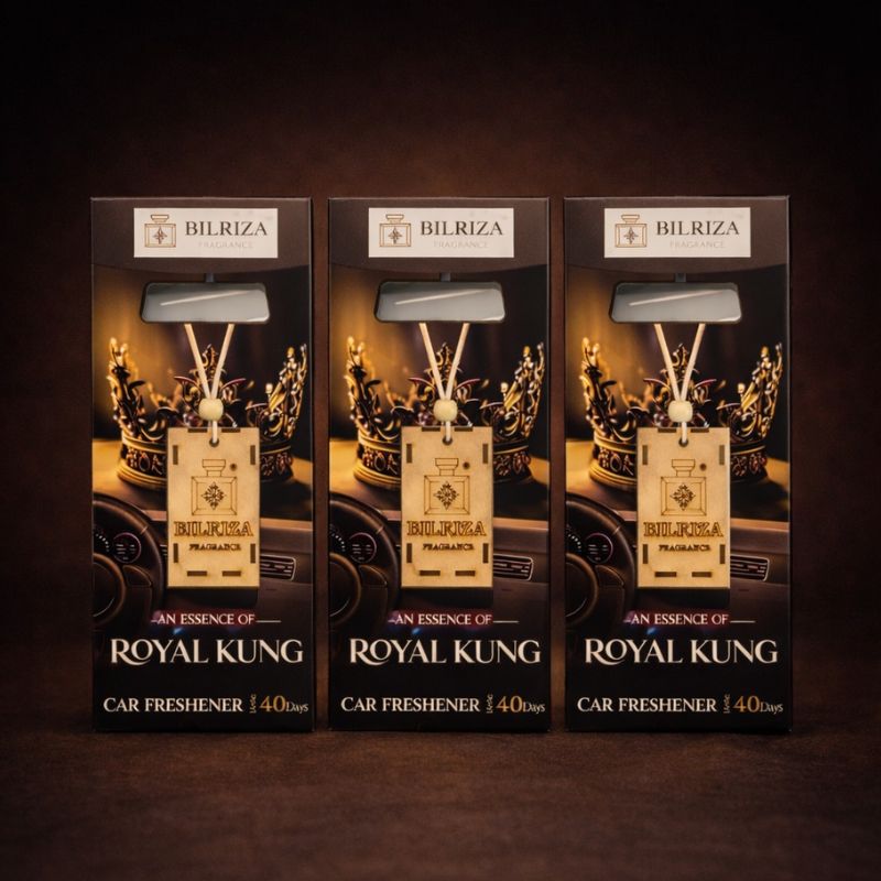 Bilriza Fragrance Royal King Car Air Freshener Hanging – Premium Scent for a Royal Drive
