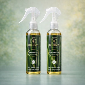 Bilriza Fragrance Lemon Grass Room Spray – Refreshing Air Freshener Spray for Home & Office 200ml