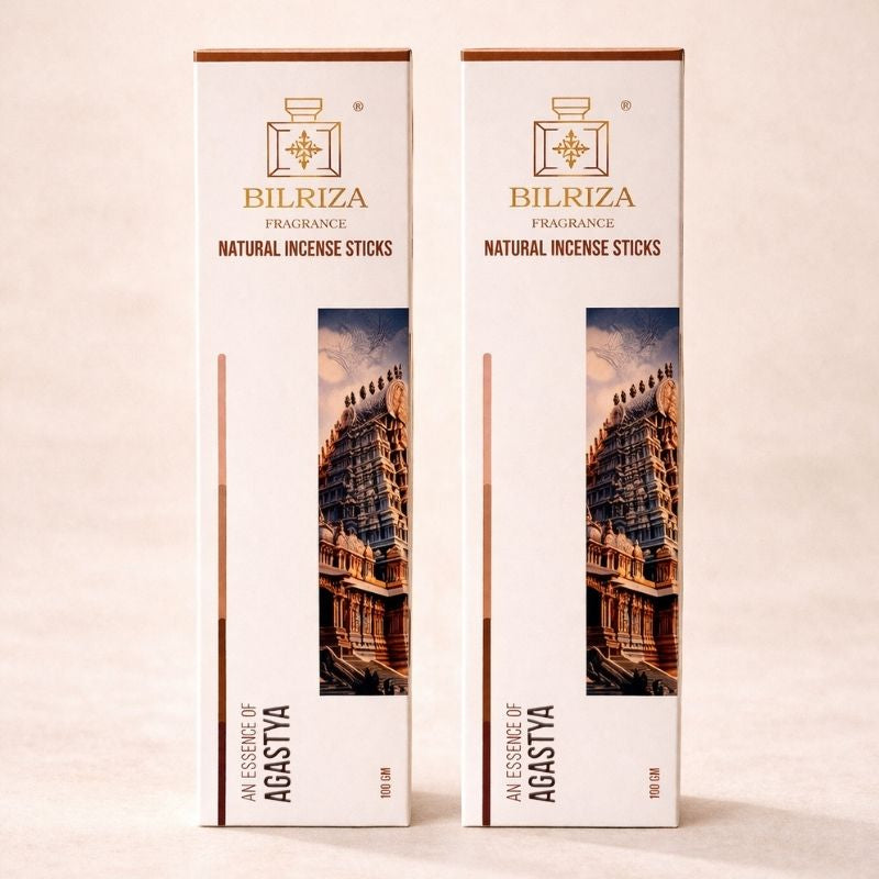 Bilriza Fragrance Agastya Incense Sticks – Pure, Long-Lasting Aromatic Blend (100gm 1 each)