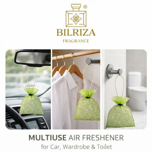 Bilriza Fragrance Jasmine Bag Air Freshener – Hanging Scented Bag for Long-Lasting Freshness