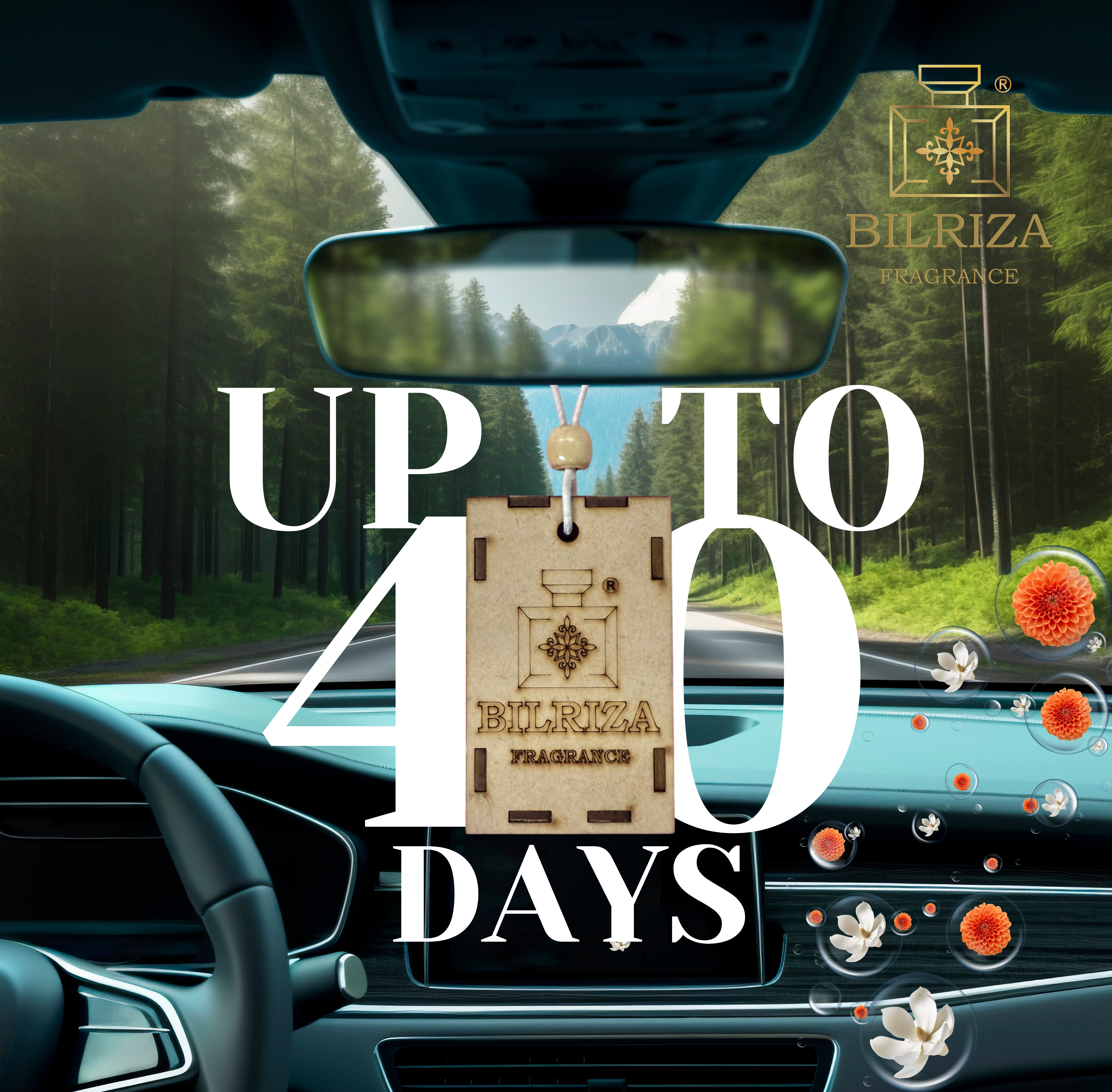 Bilriza Fragrance Mischief Car Air Freshener Hanging – Stylish Design with Lasting Freshness