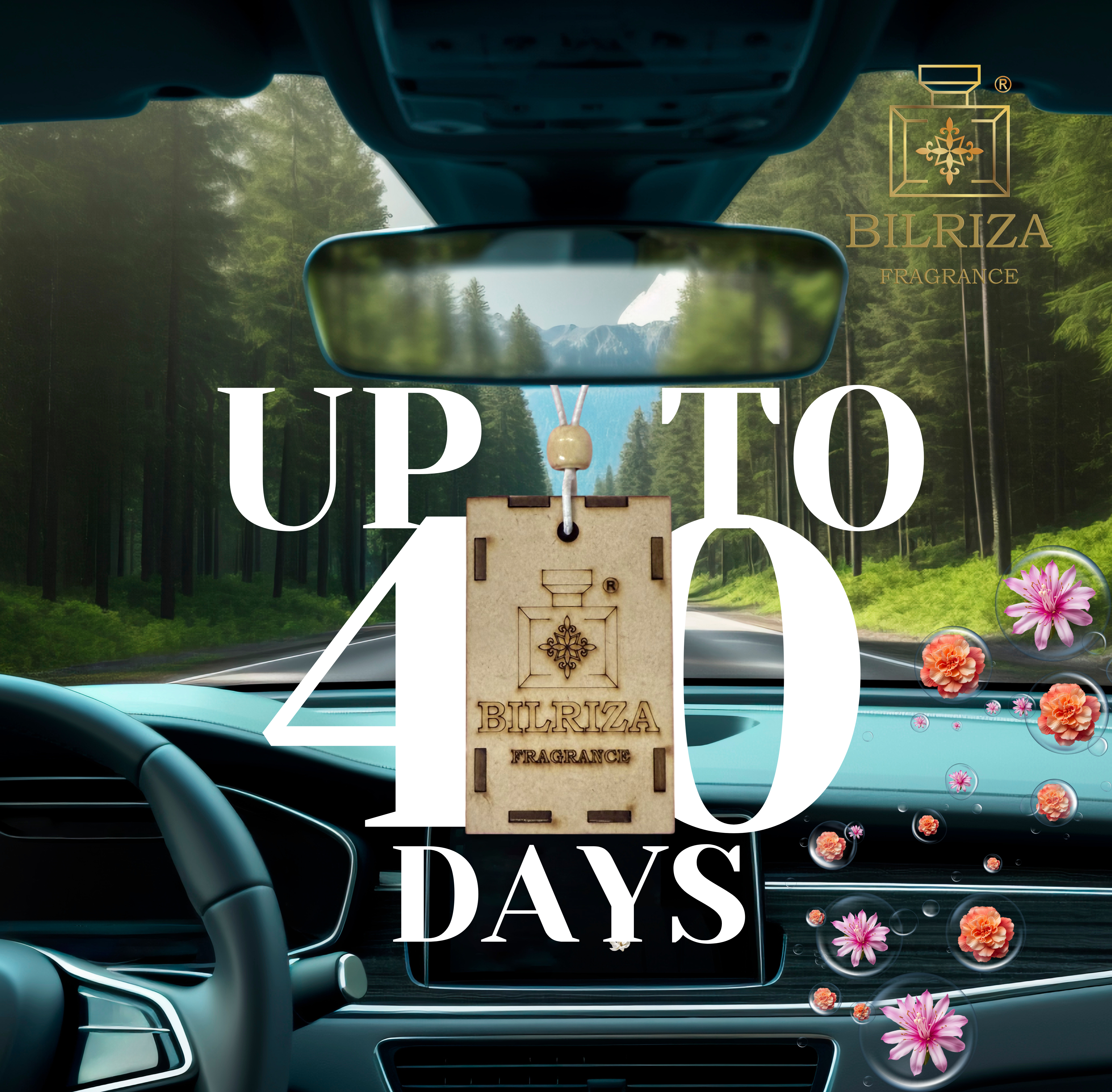 Bilriza Fragrance Royal King Car Air Freshener Hanging – Premium Scent for a Royal Drive