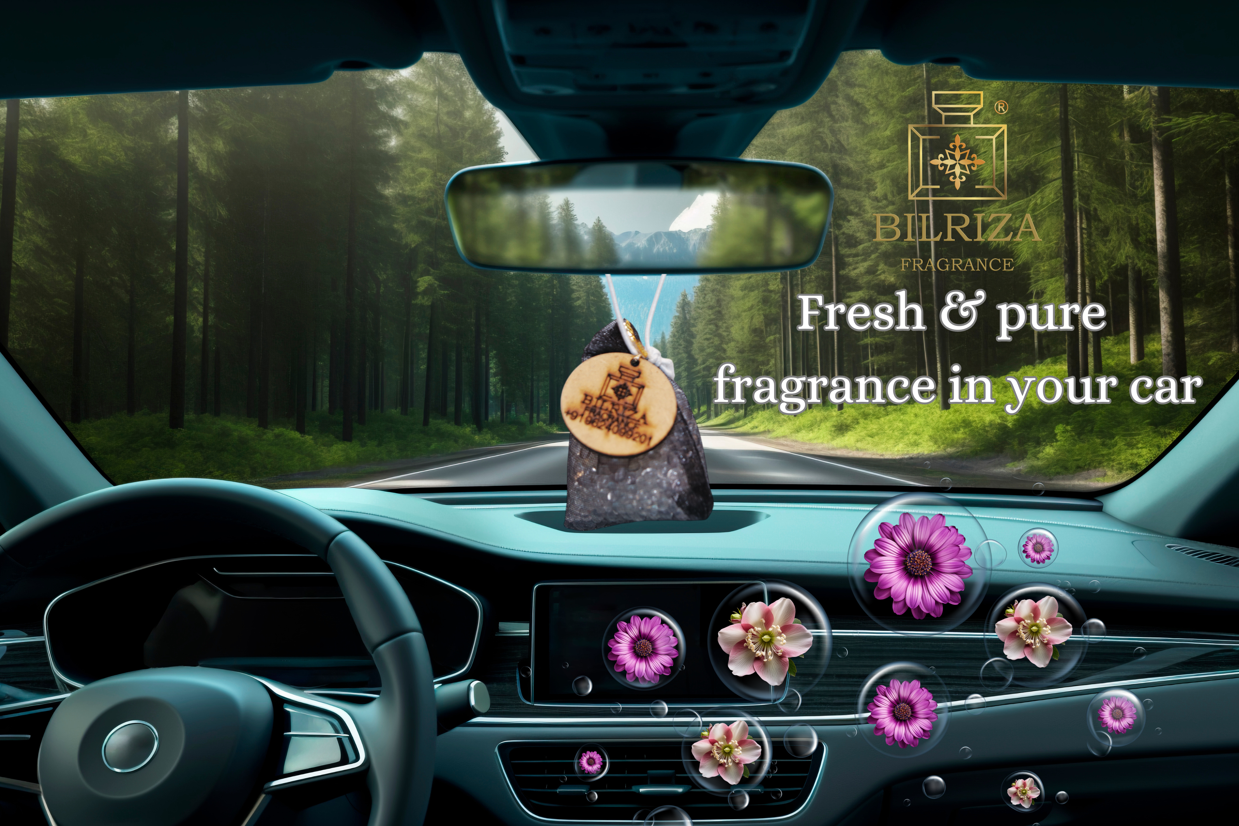 Bilriza Fragrance Men’s  Fragrance Hanging Air Freshener – Strong & Refreshing Aroma for Daily Freshness