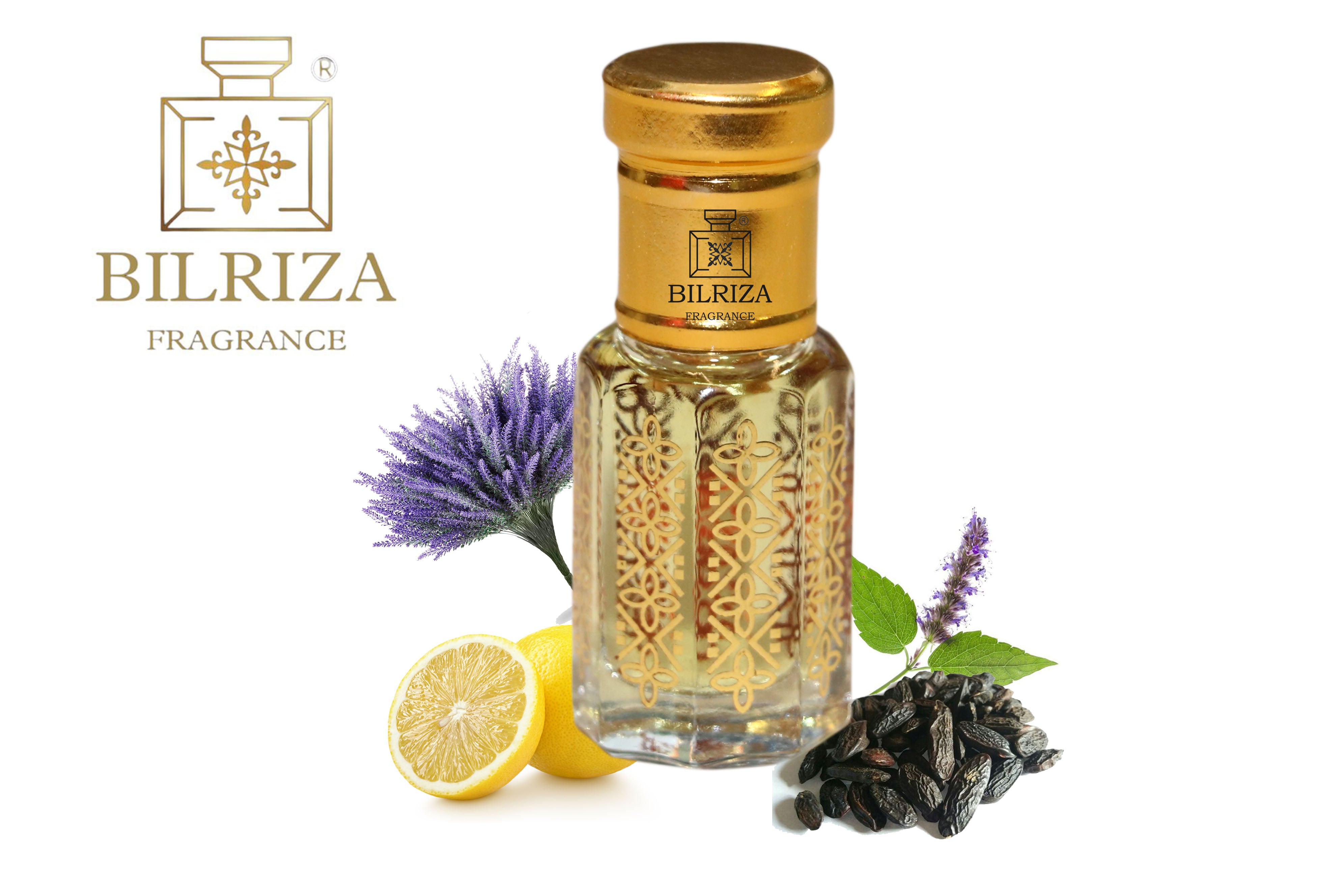 Bilriza Fragrance Cool Blue Attar – Unisex Long Lasting Alcohol-Free Attar Oil 6ml