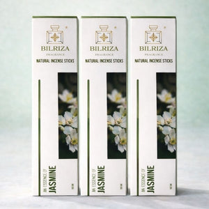 Bilriza Fragrance Jasmine Incense Sticks– Natural Jasmine Agarbatti for Pooja & Relaxation (100gm 1 each)