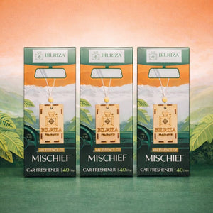 Bilriza Fragrance Mischief Car Air Freshener Hanging – Stylish Design with Lasting Freshness