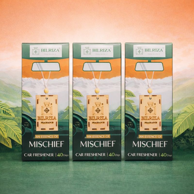 Bilriza Fragrance Mischief Car Air Freshener Hanging – Stylish Design with Lasting Freshness