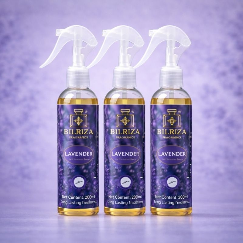 Bilriza Fragrance Lavender Room Spray – Refreshing Air Freshener Spray for Home & Office 200ml