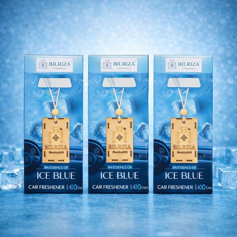 Bilriza Fragrance Ice Blue Car Air Freshener Hanging – Stylish & Effective Odor Eliminator