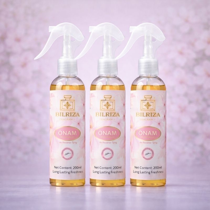 Bilriza Fragrance Onam Room Spray – Refreshing Air Freshener Spray for Home & Office 200ml