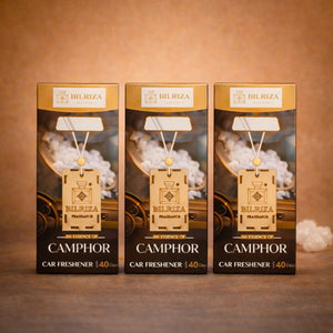 Camphor Hanging Car Air Freshener – Refresh Your Vehicle with Natural Camphor Aroma