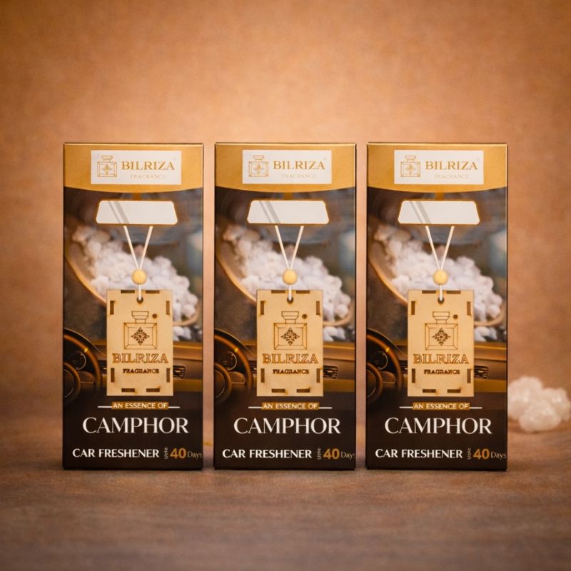 Camphor Hanging Car Air Freshener – Refresh Your Vehicle with Natural Camphor Aroma