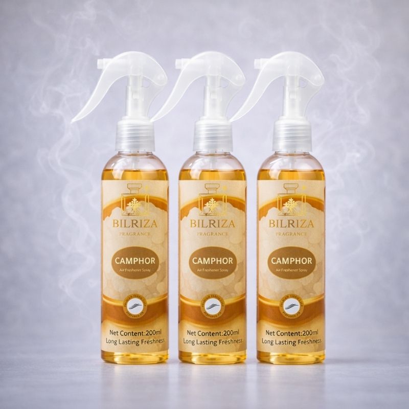 Bilriza Fragrance Camphor Room Spray – Refreshing Air Freshener Spray for Home & Office 200ml