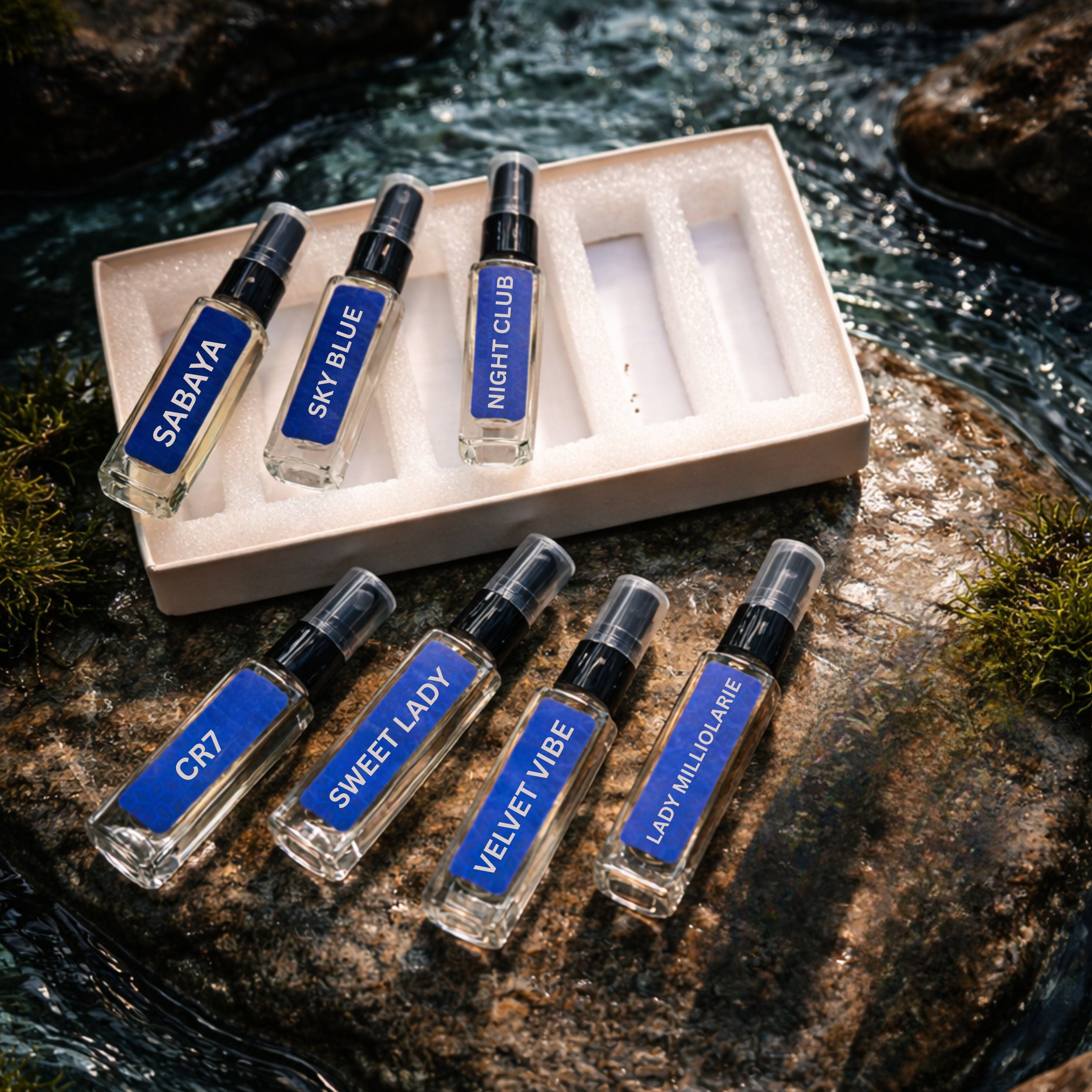 Bilriza Fragrance 7 Luxury Perfume Collection Gift Set | Premium Mini Perfumes Set 07 x 10ml Each=70ml