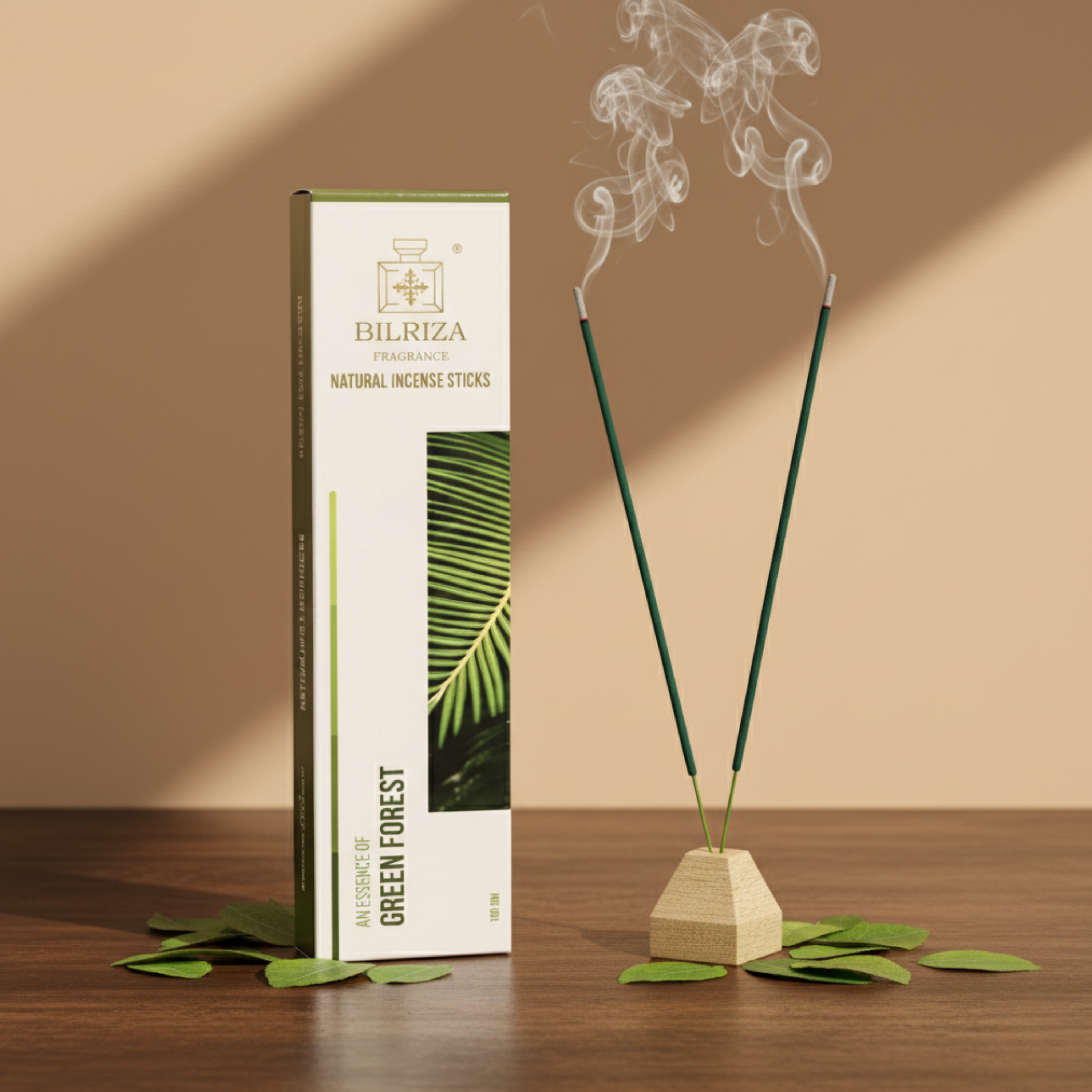 Bilriza Fragrance Green Forest Incense Sticks – Natural Woody Agarbatti for Relaxation
