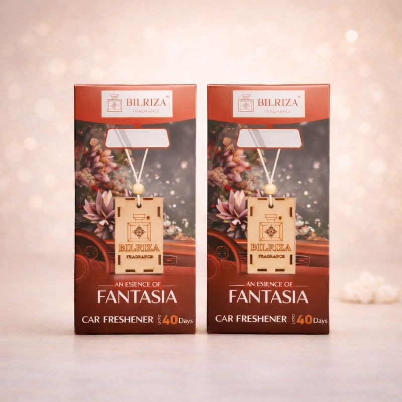 Bilriza Fragrance Fantasia Hanging Car Air Freshener – Refresh Your Car with Exotic Aroma