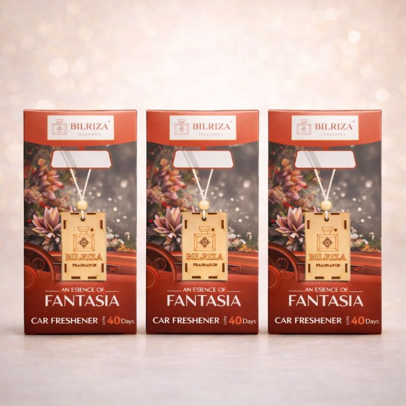 Bilriza Fragrance Fantasia Hanging Car Air Freshener – Refresh Your Car with Exotic Aroma
