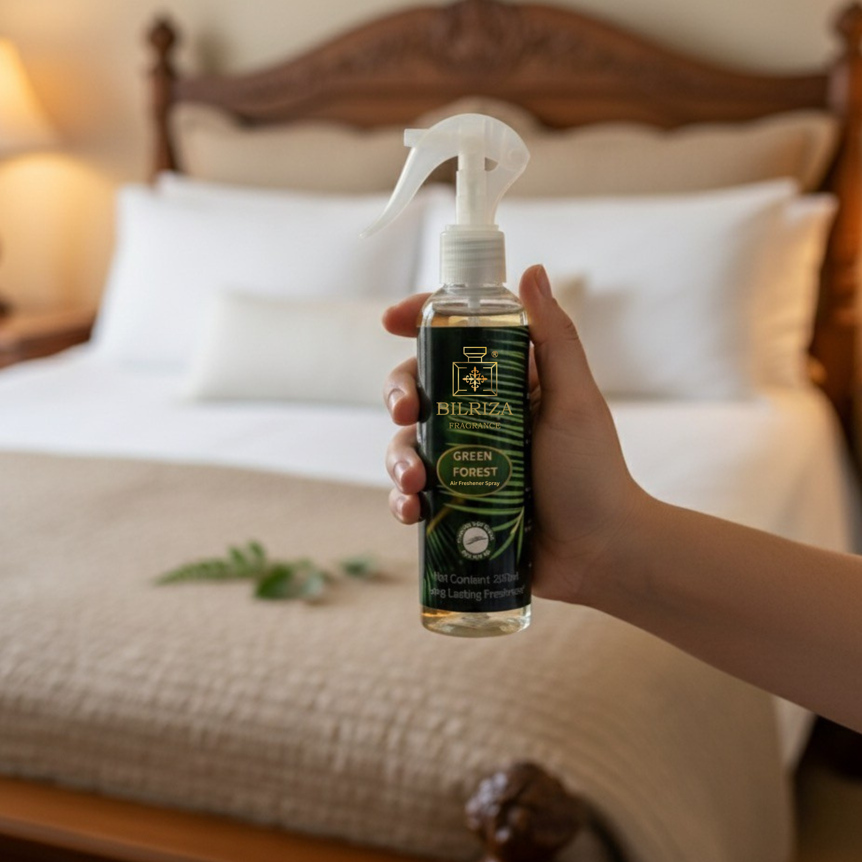 Bilriza Fragrance Green Forest Room Spray – Refreshing Air Freshener Spray for Home & Office