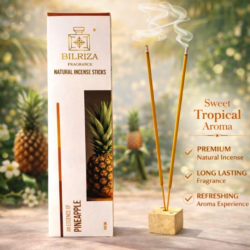 Bilriza Fragrance Pineapple Incense Sticks – Sweet, Tropical Fragrance for Relaxation (100gm 1 each)