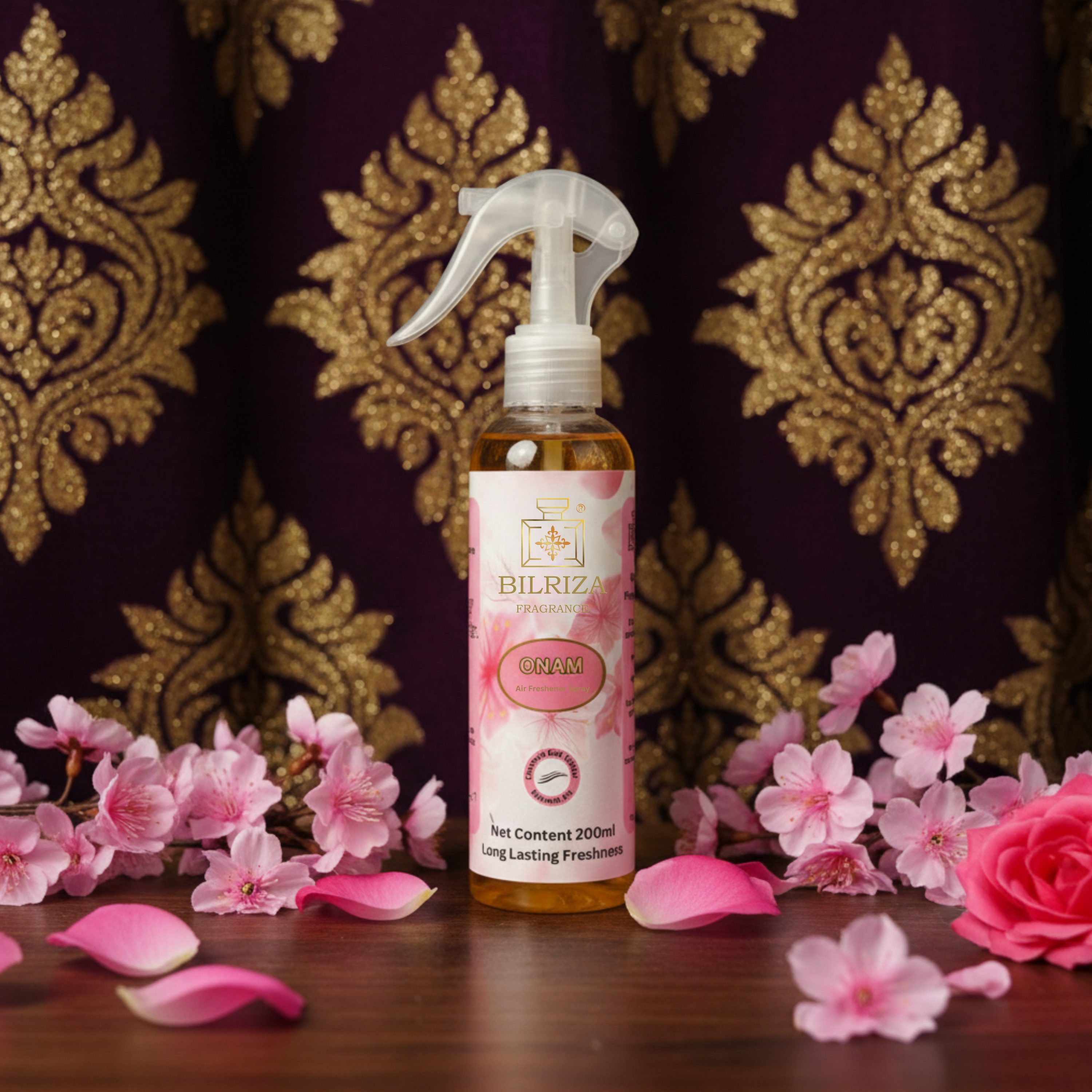 Bilriza Fragrance Onam Room Spray – Refreshing Air Freshener Spray for Home & Office
