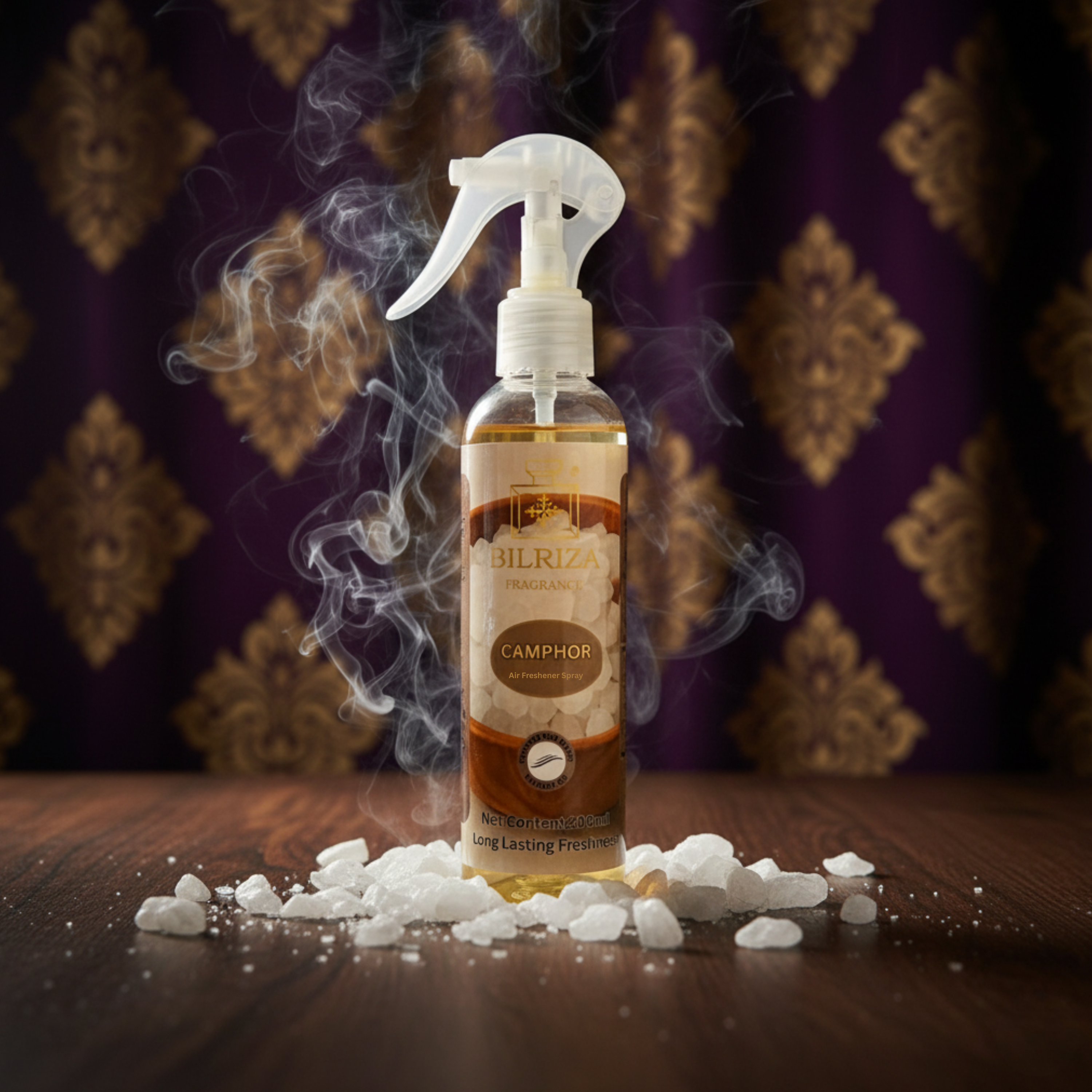 Bilriza Fragrance Camphor Room Spray – Refreshing Air Freshener Spray for Home & Office