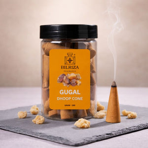 Bilriza Fragrance Gugal Fragrance Dhoop Cones – Traditional Resin Aroma for Meditation & Rituals