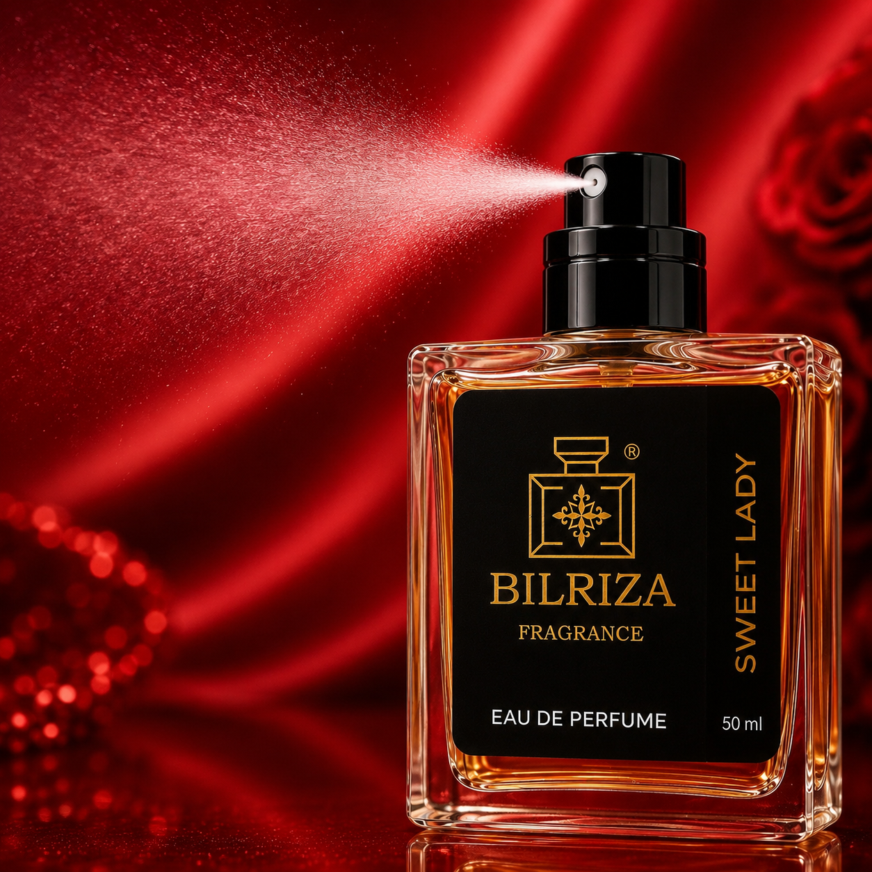 Bilriza Fragrance Sweet Lady 50ml Perfume – Charming & Long-Lasting Scent for Women