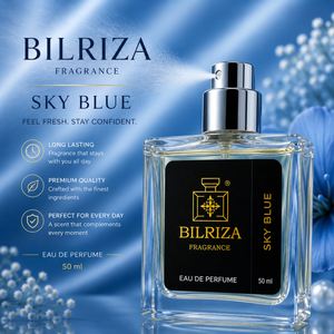 Bilriza Fragrance Sky Blue Perfume 50ml – Long-Lasting Fresh Fragrance for Men & Women