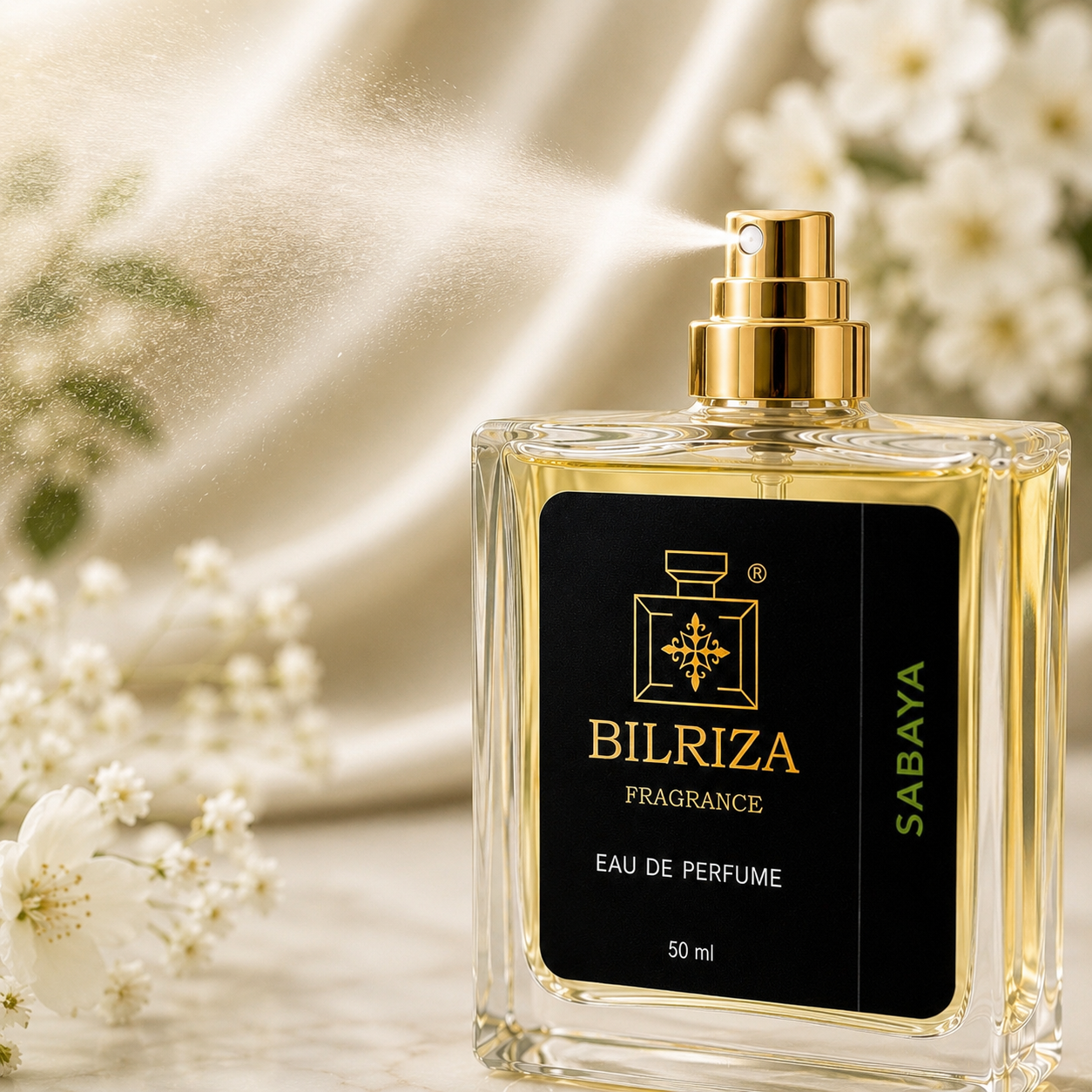 Bilriza Fragrance Sabaya 50ml Eau de Parfum – Fresh Floral Perfume for Daily Wear