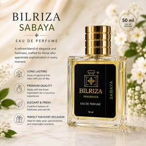 Bilriza Fragrance Sabaya 50ml Eau de Parfum – Fresh Floral Perfume for Daily Wear