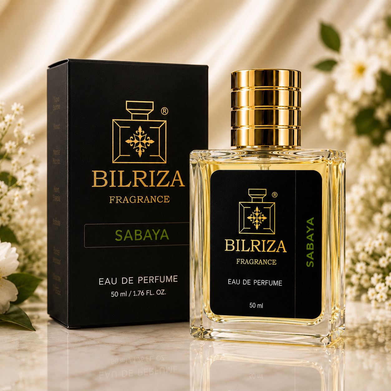 Bilriza Fragrance Sabaya 50ml Eau de Parfum – Fresh Floral Perfume for Daily Wear
