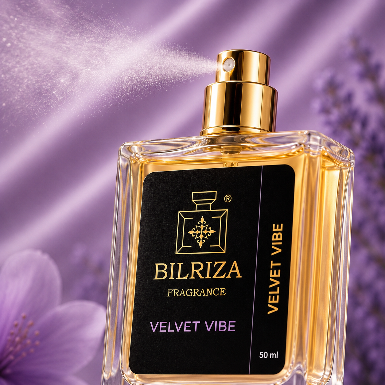Bilriza Fragrance Velvet Vibe Perfume 50ml – Rich & Romantic Fragrance with a Velvet Touch