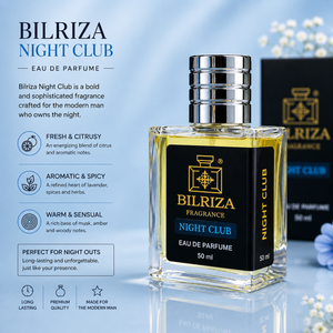 Bilriza Fragrance Night Club 50ml Perfume – Party-Ready Fragrance for Men & Women Eau de Parfum