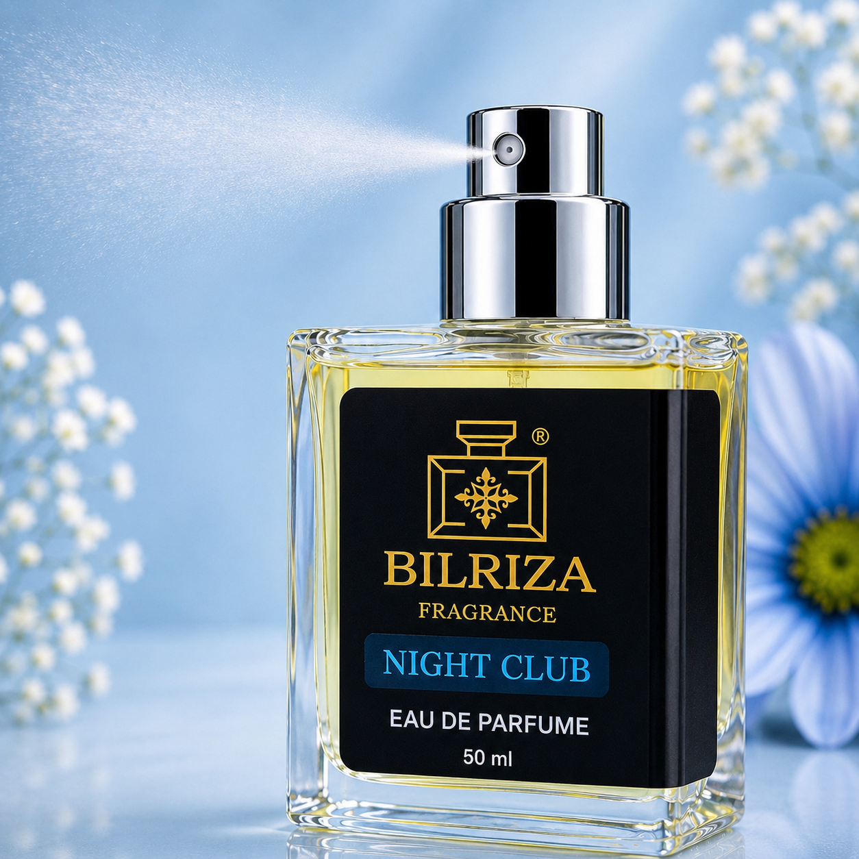 Bilriza Fragrance Night Club 50ml Perfume – Party-Ready Fragrance for Men & Women Eau de Parfum